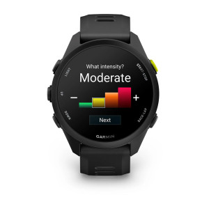 Смарт-годинник Garmin Forerunner 70 з чорним силіконовим ремінцем