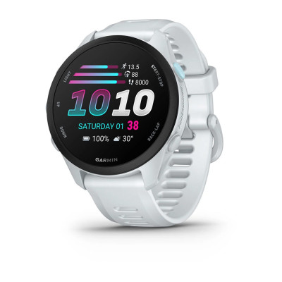Смарт-годинник Garmin Forerunner 70 зі світло-сірим силіконовим ремінцем