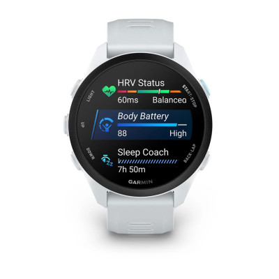 Смарт-годинник Garmin Forerunner 70 зі світло-сірим силіконовим ремінцем