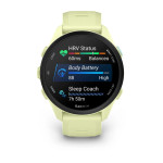 Смарт-годинник Garmin Forerunner 70 з лаймовим силіконовим ремінцем
