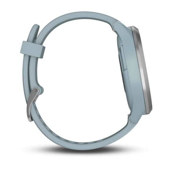Гибридные часы Garmin vivomove HR Sport, серебристый с силиконовым ремешком Sea Foam Гибридные часы Garmin vivomove HR Sport, серебристый с силиконовым ремешком Sea Foam