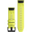 Ремінець для Fenix 6x 26mm QuickFit Amp Yellow Silicone bands