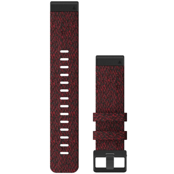 Ремешок для Fenix 6x 26mm QuickFit Heathered Red Nylon bands