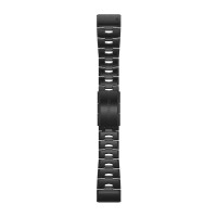 Ремешок для Garmin Fenix 6x 26mm QuickFit Vented Titanium Bracelet with Carbon Gray DLC Coating bands