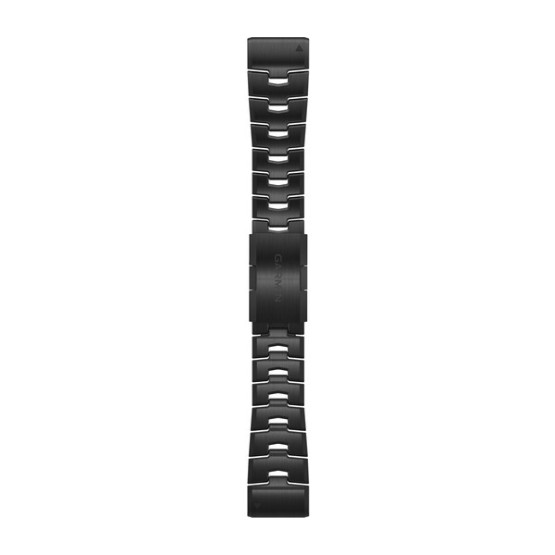 Ремінець для Garmin Fenix 6x 26mm QuickFit Vented Titanium Bracelet with Carbon Gray DLC Coating bands