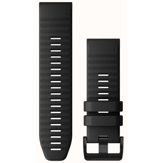 Ремешок для Fenix 6 22mm QuickFit Black Silicone bands