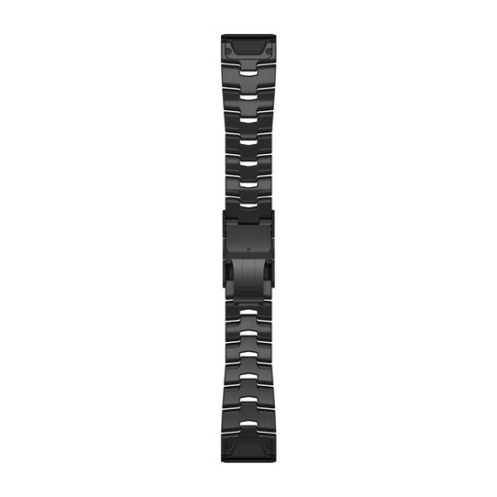 Ремінець для Garmin Fenix 6x 26mm QuickFit Vented Titanium Bracelet with Carbon Gray DLC Coating bands