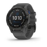 Часы Garmin Fenix 6 Pro Solar Edition Black with Slate Gray Band