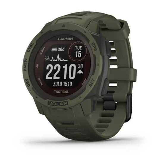 Часы Garmin Instinct Solar Tactical Edition Moss