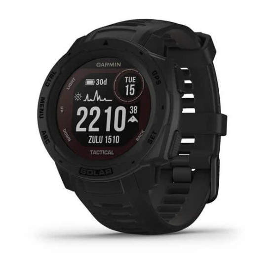 Часы Garmin Instinct Solar Tactical Edition Black