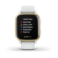Смарт часы Garmin Venu Sq Light Gold Aluminum Bezel with White Case