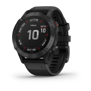 Часы Garmin Fenix 6 Pro Black with Black Band