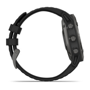 Часы Garmin Fenix 6 Sapphire Carbon Gray DLC with Black Band