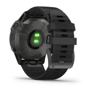 Часы Garmin Fenix 6 Sapphire Carbon Gray DLC with Black Band