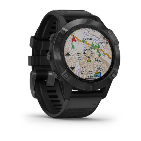 Годинник Garmin Fenix 6 Pro Black with Black Band Годинник Garmin Fenix 6 Pro Black with Black Band