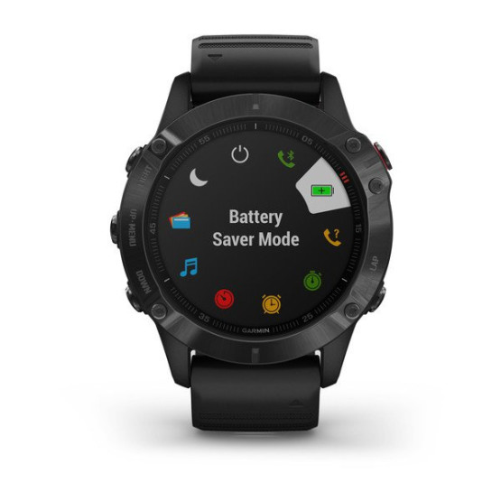 Годинник Garmin Fenix 6 Pro Black with Black Band Годинник Garmin Fenix 6 Pro Black with Black Band