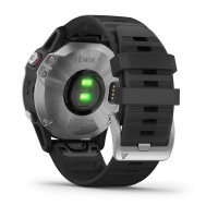 Годинник Garmin Fenix 6 Silver with Black Band б/у