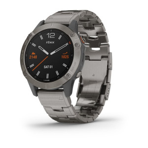 Часы Garmin Fenix 6 Sapphire Titanium with Vented Titanium Bracelet