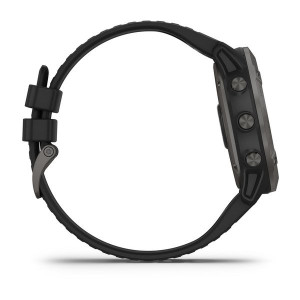 Часы Garmin Fenix 6X Sapphire Carbon Gray DLC with Black Band
