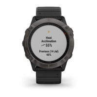 Часы Garmin Fenix 6X Sapphire Carbon Gray DLC with Black Band