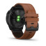 Годинник Garmin Fenix 6X Sapphire Black DLC with Chestnut Leather Band
