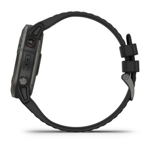 Часы Garmin Fenix 6X Sapphire Carbon Gray DLC with Black Band