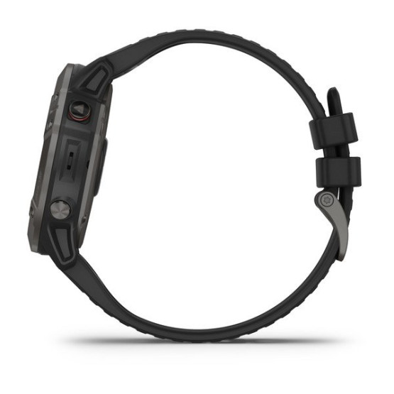 Годинник Garmin Fenix 6X Sapphire Carbon Gray DLC with Black Band