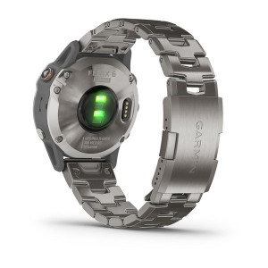 Часы Garmin Fenix 6 Sapphire Titanium with Vented Titanium Bracelet