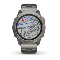 Часы Garmin Fenix 6X Pro Solar Titanium with Vented Titanium Bracelet