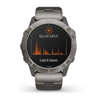 Часы Garmin Fenix 6X Pro Solar Titanium with Vented Titanium Bracelet