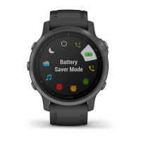 Годинник Garmin Fenix 6S Sapphire Carbon Gray DLC with Black Band