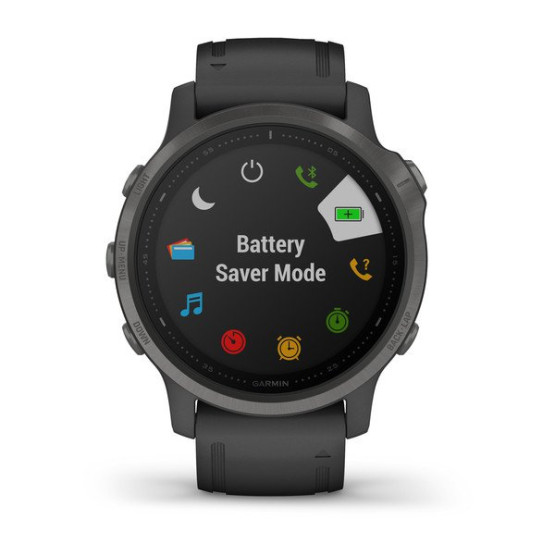 Годинник Garmin Fenix 6S Sapphire Carbon Gray DLC with Black Band