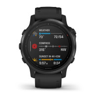 Часы Garmin Fenix 6S Pro Black with Black Band