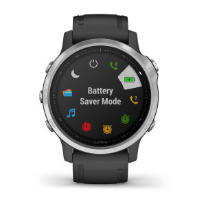 Часы Garmin Fenix 6S Silver with Black Band