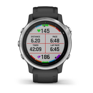 Часы Garmin Fenix 6S Silver with Black Band