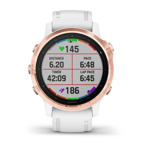 Часы Garmin Fenix 6S Pro Rose Gold-tone with White Band