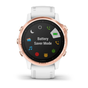 Часы Garmin Fenix 6S Pro Rose Gold-tone with White Band