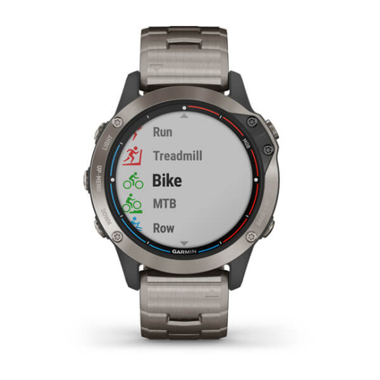 Garmin Quatix 6 Titanium Titanium Gray With Titanium Band Garmin Quatix 6 Titanium Titanium Gray With Titanium Band
