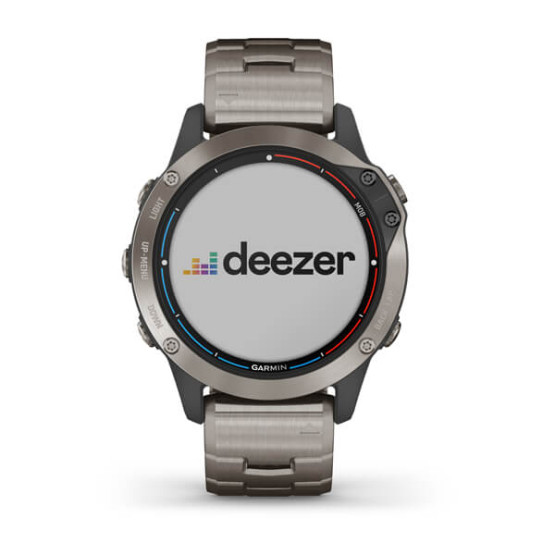 Garmin Quatix 6 Titanium Titanium Gray With Titanium Band Garmin Quatix 6 Titanium Titanium Gray With Titanium Band