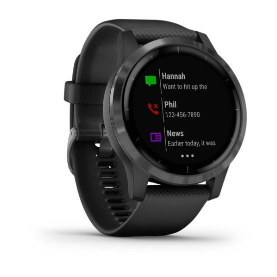 Часы Garmin vivoactive 4 Black/Slate Часы Garmin vivoactive 4 Black/Slate