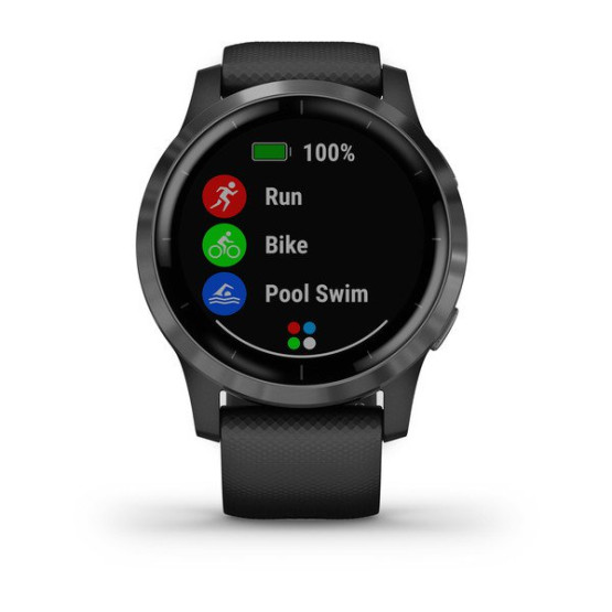 Часы Garmin vivoactive 4 Black/Slate Часы Garmin vivoactive 4 Black/Slate