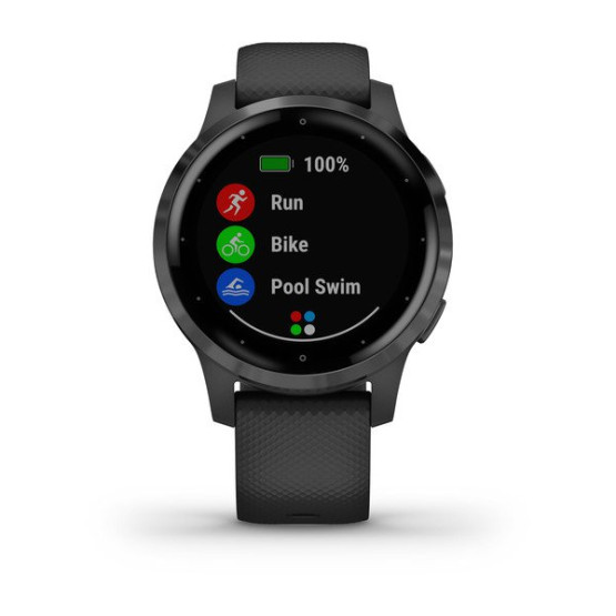 Часы Garmin vivoactive 4S Black/Slate Часы Garmin vivoactive 4S Black/Slate