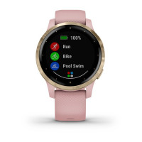 Часы Garmin vivoactive 4S Dust Rose/Light Gold 