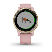 Часы Garmin vivoactive 4S Dust Rose/Light Gold 