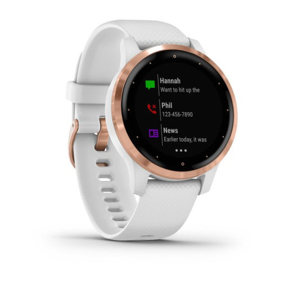 Часы Garmin vivoactive 4S White/Rose Gold 