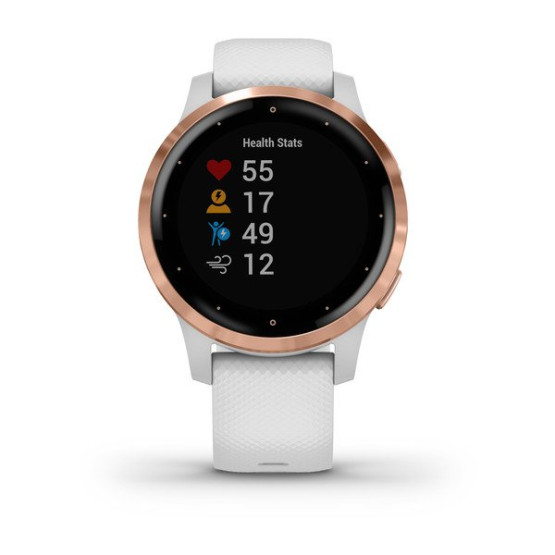 Часы Garmin vivoactive 4S White/Rose Gold 