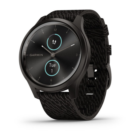 Часы Garmin vivomove Style Gunmetal-Dark Gray Fabric