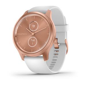 Часы Garmin vivomove Style Rose Gold-White Silicone