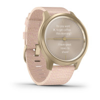 Часы Garmin vivomove Style Champagne-Dust Rose Fabric