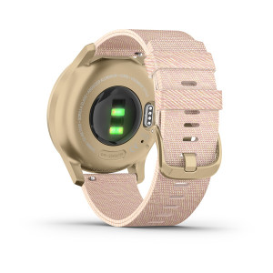 Часы Garmin vivomove Style Champagne-Dust Rose Fabric